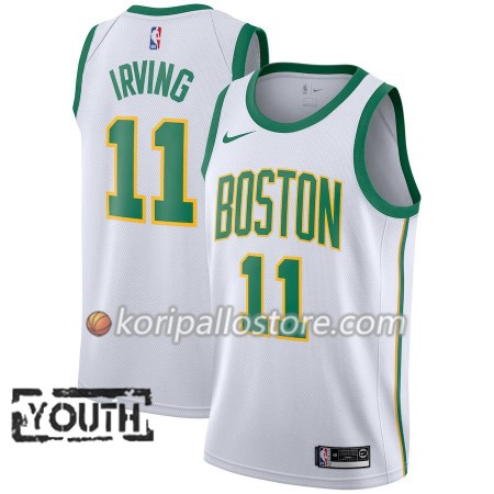 Boston Celtics Kyrie Irving 11 2018-19 Nike City Edition Valkoinen Lasten Pelipaidat Swingman